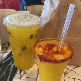 Tio's Tacos - Pineapple agua Fresca & Mango margarita YUM! - Mexican Near Me - Riverside, California Tio's Tacos - Pineapple agua Fresca & Mango margarita YUM! - Mexican Near Me - Riverside, California