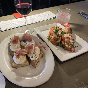 Bar Italia - Bruschetta alla Enzo + 12 month prosciutto with ricotta - Italian Near Me - Lakewood, Ohio Bar Italia - Bruschetta alla Enzo + 12 month prosciutto with ricotta - Italian Near Me - Lakewood, Ohio