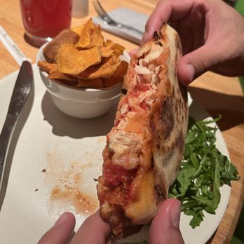 True Food Kitchen - Grilled Chicken & mozzarella sourdough panini - Vegetarian Near Me - Pasadena, California True Food Kitchen - Grilled Chicken & mozzarella sourdough panini - Vegetarian Near Me - Pasadena, California