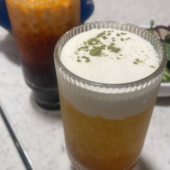 Soup Shop - drinks were so good! got Honey Green Tea with Sea Salt Cream & Thai Tea - Noodles Near Me - Cerritos, California Soup Shop - drinks were so good! got Honey Green Tea with Sea Salt Cream & Thai Tea - Noodles Near Me - Cerritos, California