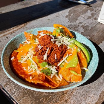 Lamplight Lounge - Vegan Chilaquiles - phenomenal!!Best food in both parks!! - New American Near Me - Anaheim, California