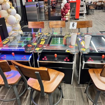 Funburger - Gaming tables - Burgers Near Me - Valencia, California Funburger - Gaming tables - Burgers Near Me - Valencia, California