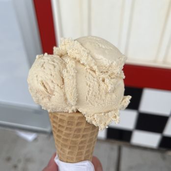 Thee Ice Cream Parlor - salty caramel - small in sugar cone - Ice Cream & Frozen Yogurt Near Me - Flemington, New Jersey Thee Ice Cream Parlor - salty caramel - small in sugar cone - Ice Cream & Frozen Yogurt Near Me - Flemington, New Jersey