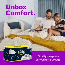 Billy Bob's Beds - Mattress in a Box. Conveniently packed, easy to carry and take with you.