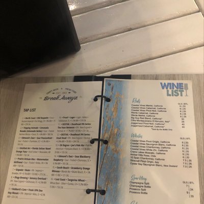 Menu photo 6 Break Awayz Flagler Beach, FL Menu photo 6 Break Awayz Flagler Beach, FL