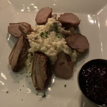 Macaroni Joe's - Duck with mushroom risotto - Italian Near Me - Amarillo, Texas