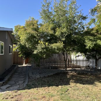 Green Thumb Landscape Service - Backyard. Took out bush, trimmed trees and pulled out a lot of weeds - Landscaping Near Me Green Thumb Landscape Service - Backyard. Took out bush, trimmed trees and pulled out a lot of weeds - Landscaping Near Me