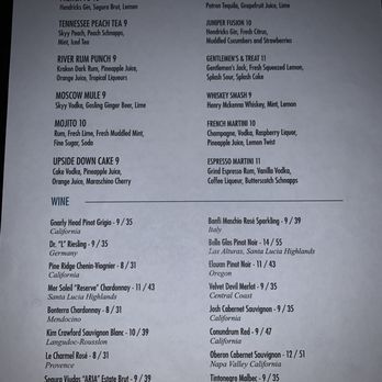 Terrace at the River Inn - Drink menu - Cocktail Bars Near Me - Memphis, Tennessee Terrace at the River Inn - Drink menu - Cocktail Bars Near Me - Memphis, Tennessee