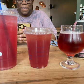 Scented Leaf Tea House - From left to right: surprise me drink, black rose, boysenberry sour in given glass - Coffee & Tea Near Me - Tucson, Arizona Scented Leaf Tea House - From left to right: surprise me drink, black rose, boysenberry sour in given glass - Coffee & Tea Near Me - Tucson, Arizona