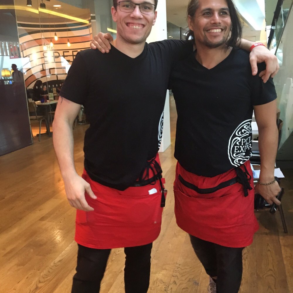 Pizza Express - Our wonderful waiters Mattia and Nacho.. - Pizza Near Me - London, XGL