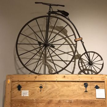 Berkshire Museum - Early bicycle that coined the phrase "break-neck speed" because you will break you neck if you fall from this bike! - Cinema Near Me - Pittsfield, Massachusetts