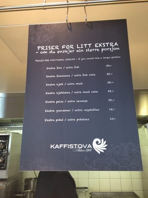 Menu photo 7 Kaffistova Oslo, 03 Menu photo 7 Kaffistova Oslo, 03