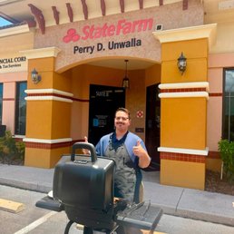 Exterior outside entrance of Perry Unwalla - State Farm Insurance Agent - We had a fun Fourth of July lunch at the office to kickstart the weekend!! - St. Augustine, Florida Exterior outside entrance of Perry Unwalla - State Farm Insurance Agent - We had a fun Fourth of July lunch at the office to kickstart the weekend!! - St. Augustine, Florida