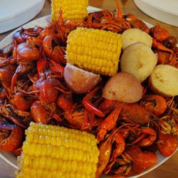 Salvo's Seafood & Deli - AYCE Crawfish and Sides (Potatoes, Corn)