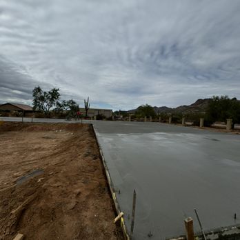 ENC Concrete - 140 yard foundation for a heavy machinery garage in Apache Junction. - Masonry/Concrete Near Me ENC Concrete - 140 yard foundation for a heavy machinery garage in Apache Junction. - Masonry/Concrete Near Me