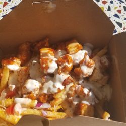 Sweet Chili Chicken Loaded Fries