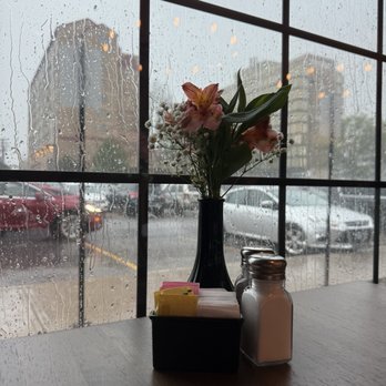 Los Dos Potrillos - Table by a window facing the parking lot - Breakfast & Brunch Near Me - Denver, Colorado Los Dos Potrillos - Table by a window facing the parking lot - Breakfast & Brunch Near Me - Denver, Colorado