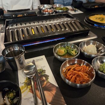 Origin Korean BBQ - The spread (menu can be accessed through QR code) - Korean Near Me - Los Angeles, California Origin Korean BBQ - The spread (menu can be accessed through QR code) - Korean Near Me - Los Angeles, California