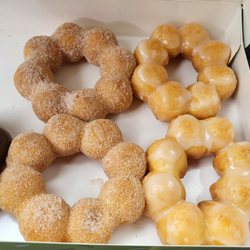Bobadochi - Cinnamon Sugar on the left and Original glazed on the right.