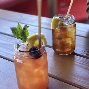Midtown Spirits - My drink in the front and the drink in the back had a fig infusion mixed with some club soda. - Bars Near Me - Sacramento, California Midtown Spirits - My drink in the front and the drink in the back had a fig infusion mixed with some club soda. - Bars Near Me - Sacramento, California