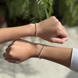 14k white gold 3ct lab grown tennis bracelets 14k white gold 3ct lab grown tennis bracelets