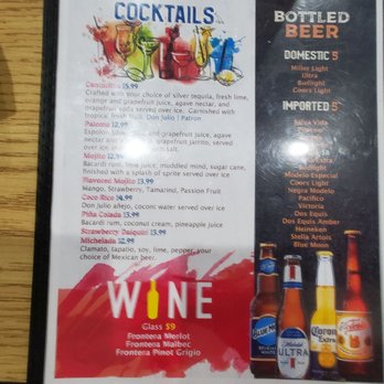 Emely - a menu for a wine bar - Latin American Near Me - Durham, North Carolina