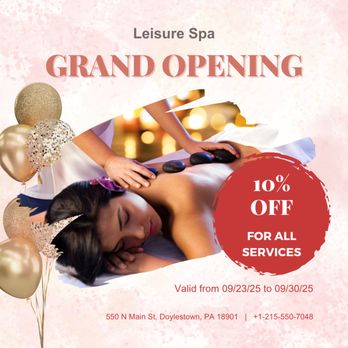 Leisure Spa - Massage Near Me - Doylestown, Pennsylvania Leisure Spa - Massage Near Me - Doylestown, Pennsylvania