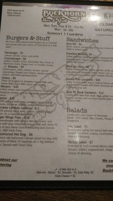 Menu photo 4 Buckhorn Bar & Grill Dixon, CA Menu photo 4 Buckhorn Bar & Grill Dixon, CA