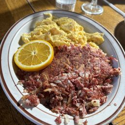 Corn Beef Hash and Eggs