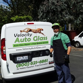 Velocity Auto Glass - Lead tech Noe and his VeloMobile! - Windshield Installation & Repair Near Me - Concord, California Velocity Auto Glass - Lead tech Noe and his VeloMobile! - Windshield Installation & Repair Near Me - Concord, California