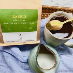 Isabel's Market + Eatery - How do you take your coffee? Our decaf European Blend is well-balanced with an intense aroma of dried fruits and nuts.