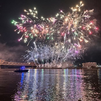 Thunder Over Louisville - Rainbow colored fireworks! - Festivals Near Me - Louisville, Kentucky
