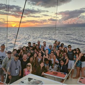 Trilogy Excursions - 40 friends from San Diego on a Fantastic Sunset Sail! - Snorkeling Near Me - Lahaina, Hawaii Trilogy Excursions - 40 friends from San Diego on a Fantastic Sunset Sail! - Snorkeling Near Me - Lahaina, Hawaii