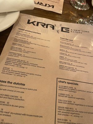 Menu photo 6 KRAVE A New York Eatery New Rochelle, NY Menu photo 6 KRAVE A New York Eatery New Rochelle, NY