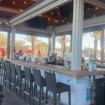 Crabby's Oceanside - Outside bar - Seafood Near Me - Daytona Beach, Florida