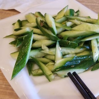 Mr.Dumpling - Cucumber salad.....AMAZING!!!!! - Chinese Near Me - Rancho Cucamonga, California