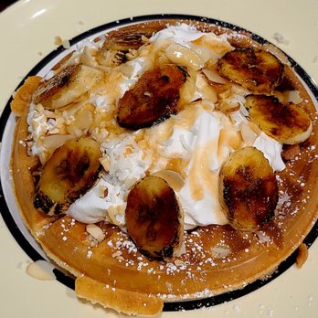Sugar Rush Cafe - Sugar Rush Cafe: Coconut French Waffle, recommended! - Breakfast & Brunch Near Me - Walnut, California
