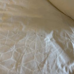 Holiday Inn Express - Hurricane - Stains on the bedding.