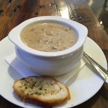 Babcock's Grove House - Mushroom soup came with two delicious croutons and a gazillion mushrooms. Fantastic! - Comfort Food Near Me - Lombard, Illinois Babcock's Grove House - Mushroom soup came with two delicious croutons and a gazillion mushrooms. Fantastic! - Comfort Food Near Me - Lombard, Illinois