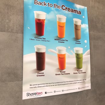 Sharetea - Creama flavors - Bubble Tea Near Me - Aiea, Hawaii
