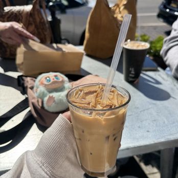 Handlebar Coffee Roasters - iced honey latte - Coffee Roasteries Near Me - Santa Barbara, California