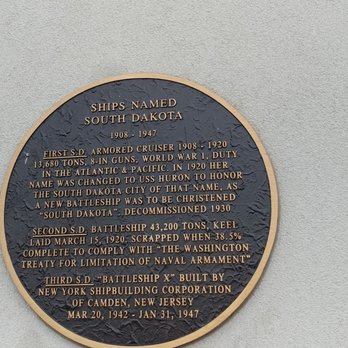 USS South Dakota Memorial - Ships Named South Dakota - Museums Near Me - Sioux Falls, South Dakota
