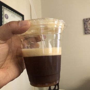 Groundstack Coffee - Special order iced green tea with chicory powder and coconut palm sugar. - Coffee & Tea Near Me - Stockton, California Groundstack Coffee - Special order iced green tea with chicory powder and coconut palm sugar. - Coffee & Tea Near Me - Stockton, California