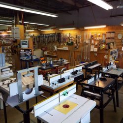 MLCS Woodworking - The MLCS Showroom and Outlet Store: displayed router tables.