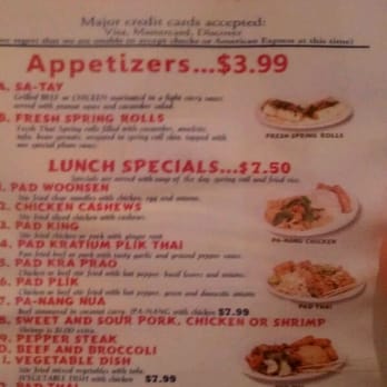Thai Restaurant - Menu January 2012 - Thai Near Me - San Antonio, Texas Thai Restaurant - Menu January 2012 - Thai Near Me - San Antonio, Texas