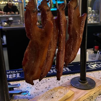 Hook & Barrel - Bourbon bacon looks small but it's a meal! - Seafood Near Me - Myrtle Beach, South Carolina