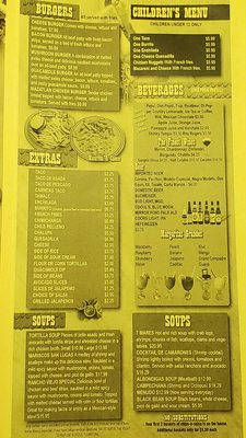 Menu photo 1 Mazatlan Mexican Restaurant Oakridge, OR