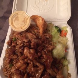 Chicken teriyaki with fried rice, steamed veggies, sauce and a side of dumplings. I ate 2 before the pic. Total was $9.70. Chicken teriyaki with fried rice, steamed veggies, sauce and a side of dumplings. I ate 2 before the pic. Total was $9.70.
