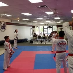 American Family Martial Arts - PKSA Karate Prairieville The view from back looking to front.