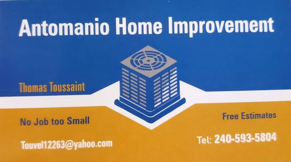Antomanio Home Improvement Logo